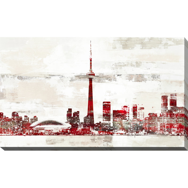 « toronto ii », reproduction d’impression sur toile tendue, H 18 po x l 30 po