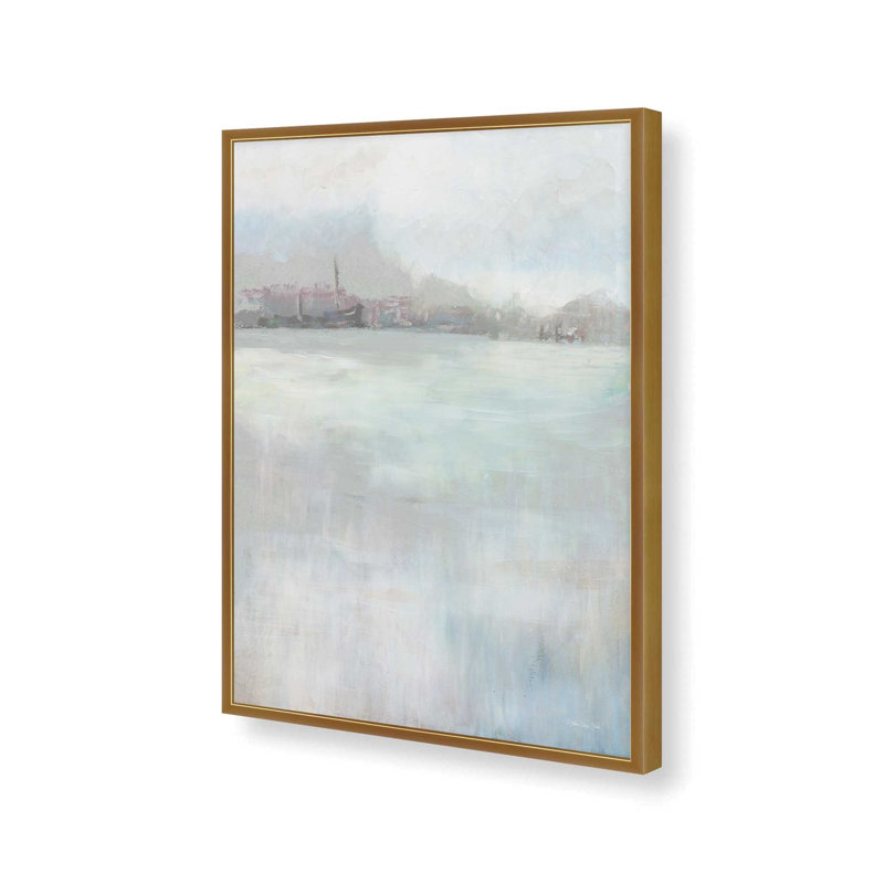 «Transcendant Light» par Stellar Design Studio, reproduction d'art, L 24 po x H 32 po, Doré, Impression encadrée
