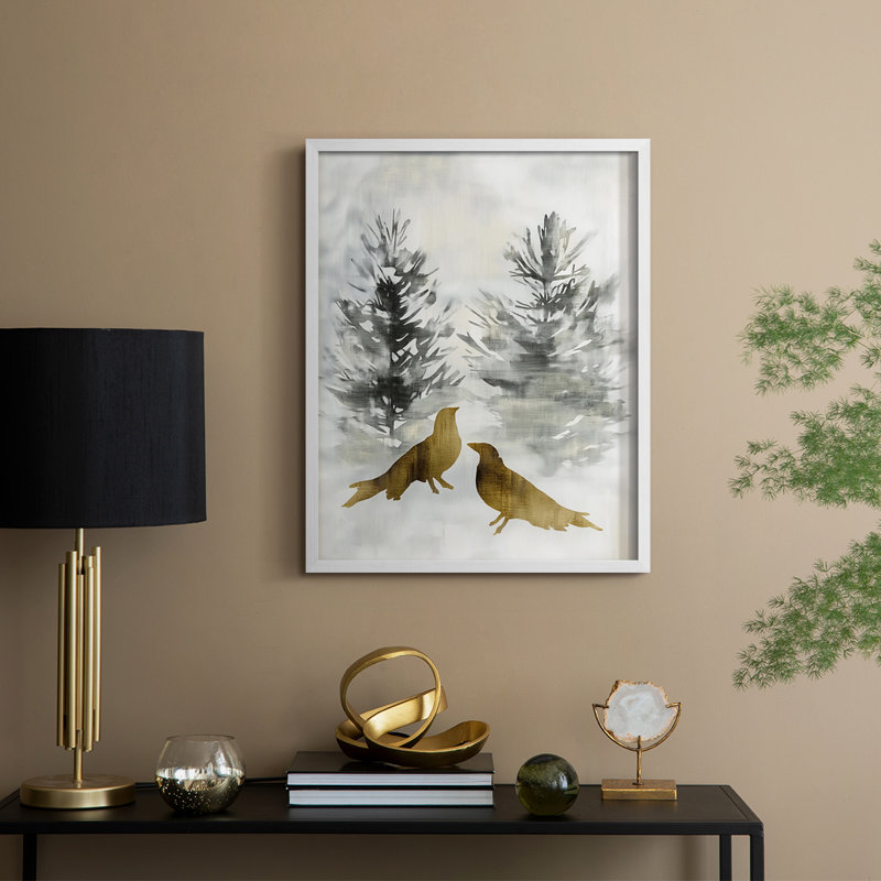 Reproduction encadrée - bois massif, H 11 po x l 9 po, Blanc