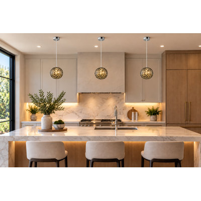 Modern LED Smoke Acrylic Pendant