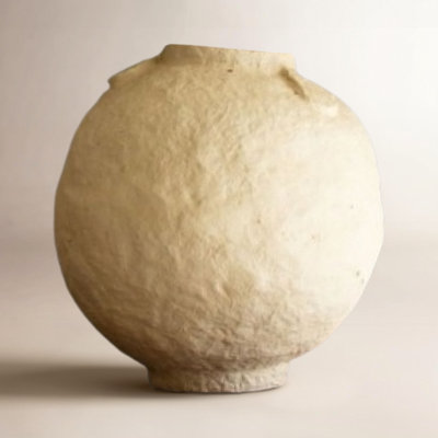 15'' Handmade Paper Decorative Urns & Jars