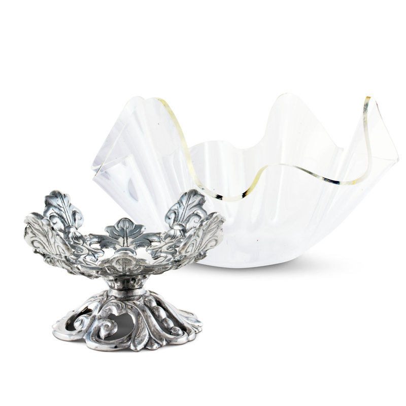 Fleur De Lis Fruit Bowl, 11"