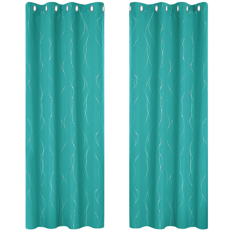 Cida Blackout Curtain, 55cm Width x 175cm Drop