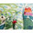 SUNSHINE Multicolored Bubbles Design Performance Outdoor Rugs Green/Multi Pink/Yellow-83453884