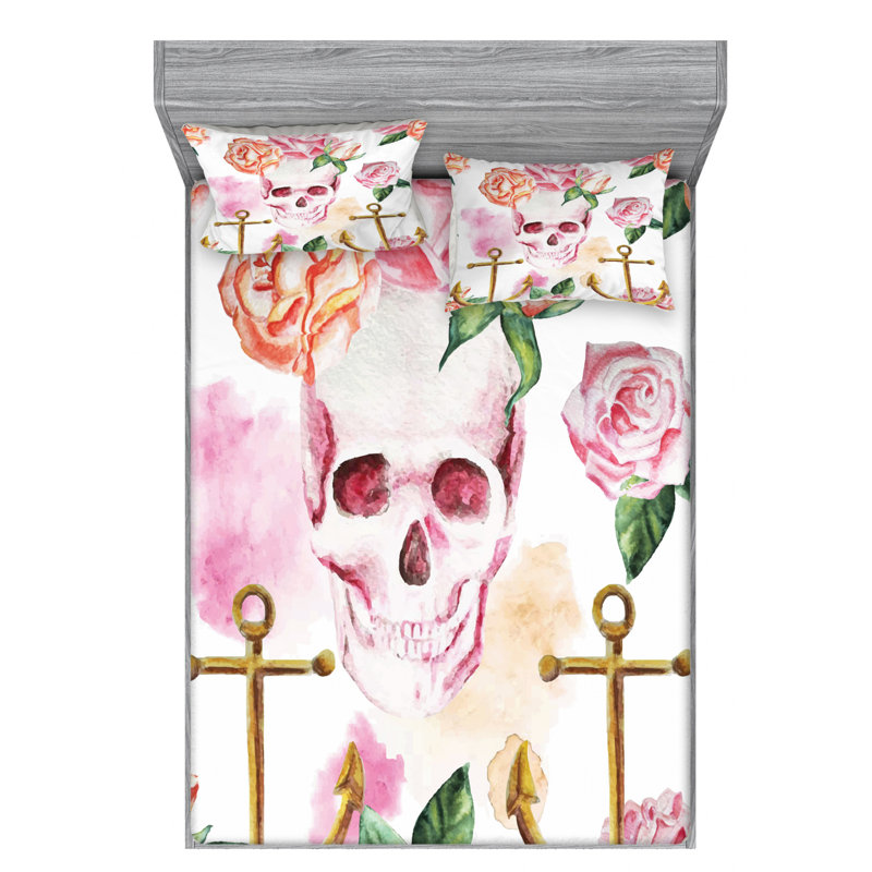 Microfiber Sheet Set, Full Sheet Set with Fitted Sheet
