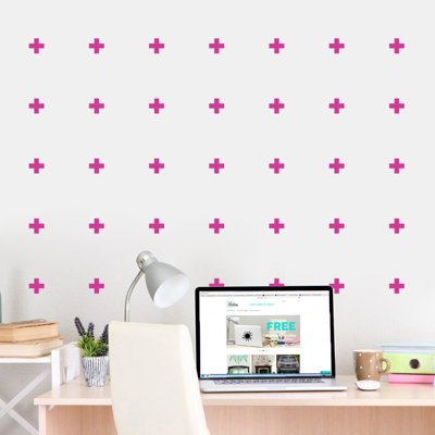 Adhésif décoratif signe plus