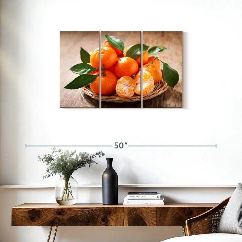 Yarlin Served Mandarin Oranges, 20" H x 33" W