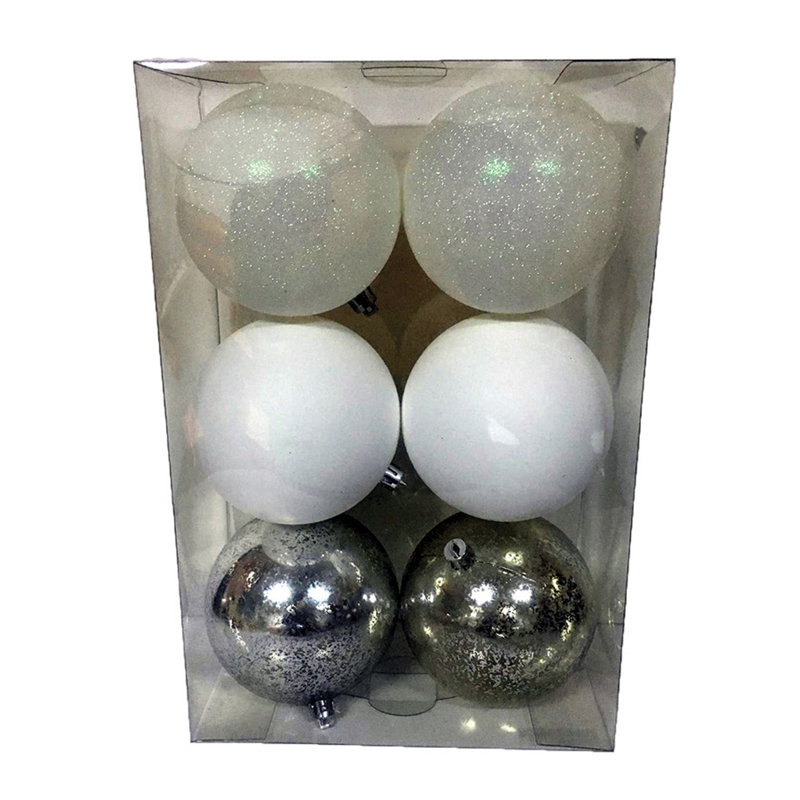 Ensemble de 6 décorations sphériques 4 pièces, 6 pièces