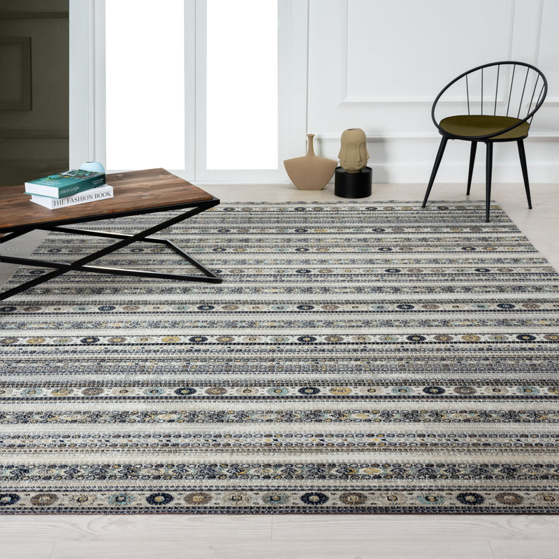 Southwestern Indoor / Outdoor Rug, Rectangle 7'9" x 9'9"