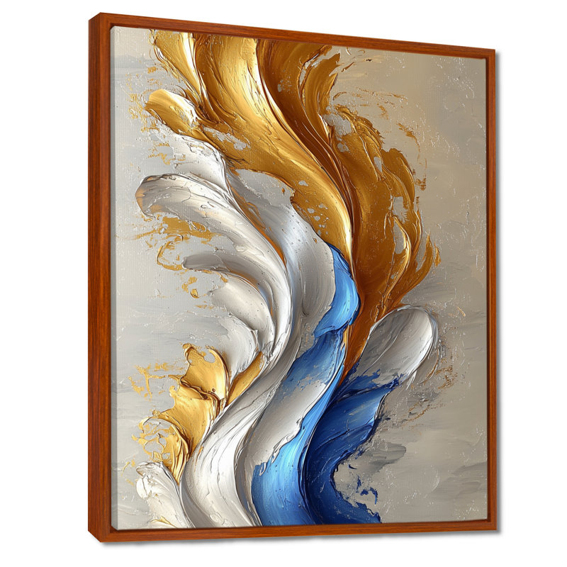 Art mural Radelange, Brun, Impression encadrée flottante, H 44 po x l 34 po