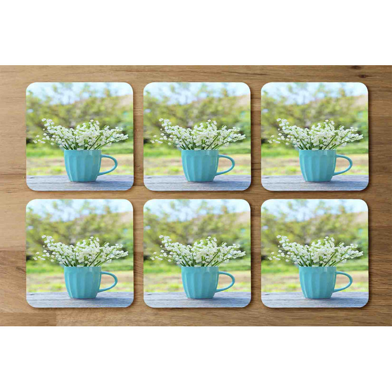 Cargile Square 6 Piece Coaster Set