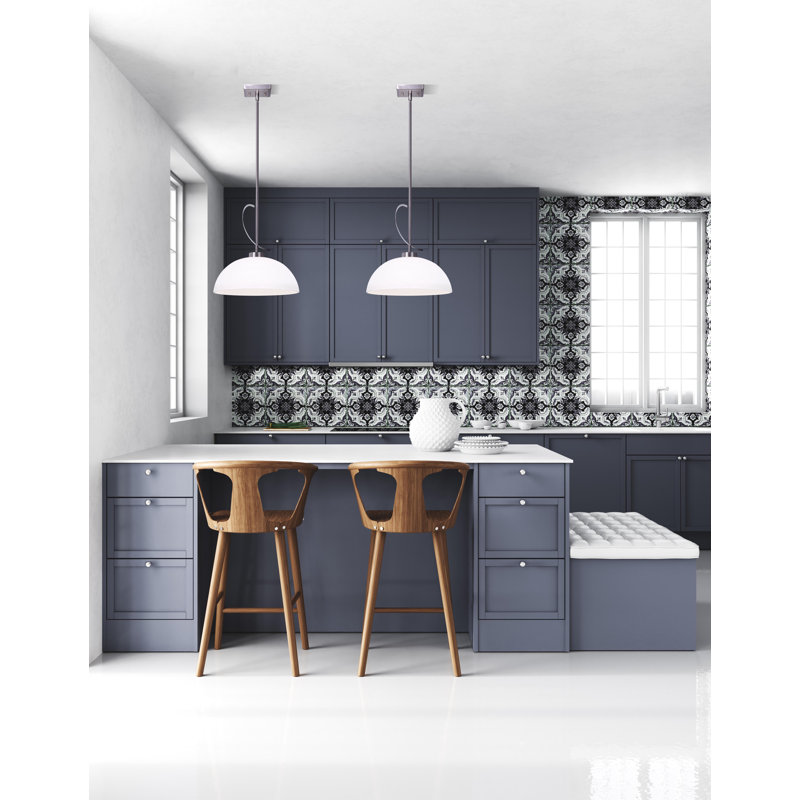 Feeley 1 - Light Single Pendant, Brushed Nickel