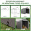 5.2 Ft. W X 7.2 Ft. D Polyethylene Portable Carport-133596913