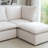 Hepworth Dejohn Corduroy Sectional Sofa With Two Ottomans-109010639-109010640