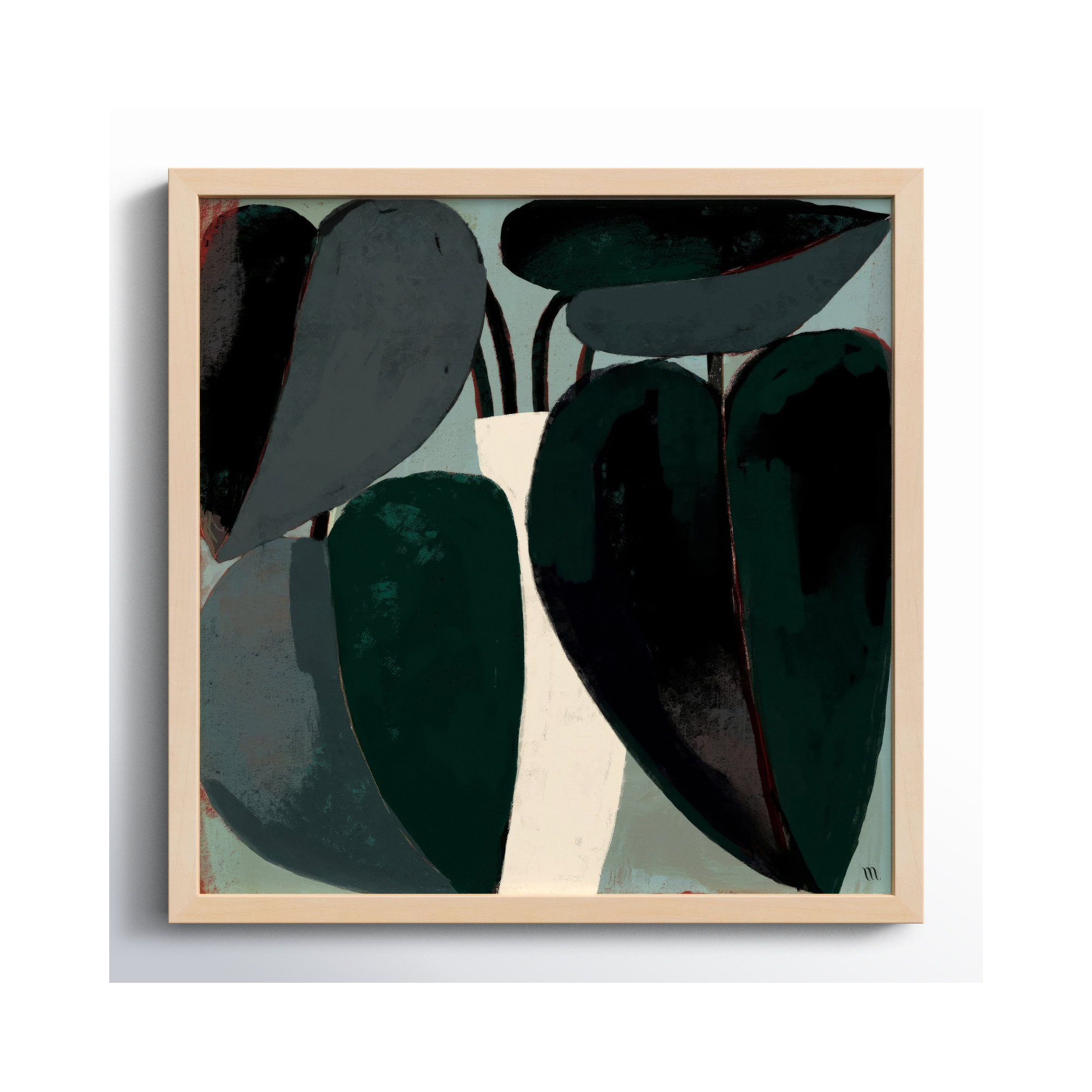 Fall Plant by StudioM, Brown, 16" H x 16" W x 1.25" D