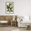 Cadre flottant à branches tropicales feuilles vertes, design par Petal Prints Design-249285780-249285784