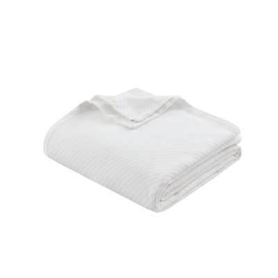 Couverture tissée en coton liquide respirant