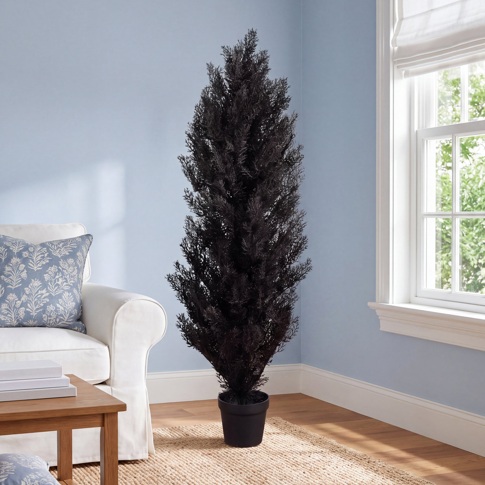 Cedar Tree in Nursery Pot, 48" H x 12" W x 12" D
