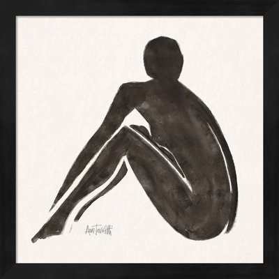 Neutral Nudes par Anne Tavoletti - Ensemble de 2 peintures encadrées