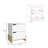 Luss Nightstand, Bedside Table With 2-Drawers-1042610239