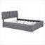 Panneau de particules grand format Lit plateforme tapissier MDF Teddy