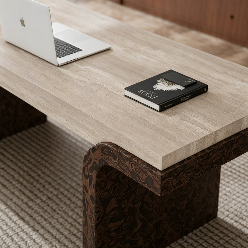 Bureau d'écriture Modern Modern, H 29,52 po x l 62,99 po x P 23,62 po