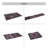 Area Rug , Washable Rug, Low-Pile, Non-Slip, Non-Shedding, Foldable, Kid & Pet Friendly - Area Rugs for living room, bedroom, kitchen (Burgundy/Black)-1232848279