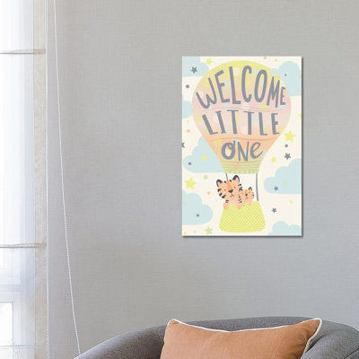 Baby's Adventure I 1 Piece Wrapped Canvas Wall Art
