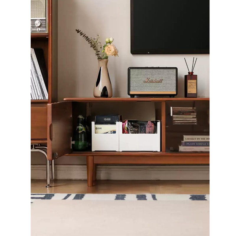 Unique vertical strip TV stand