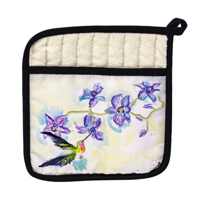 Betsy Drake Interiors Floral Potholder Set