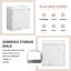 Meuble-lavabo simple mural 20 po avec plateau en résine