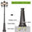 Nibley Frosted Lamp Post (Full)