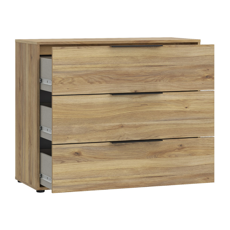 Orkney 3 Drawer Chest, Brown