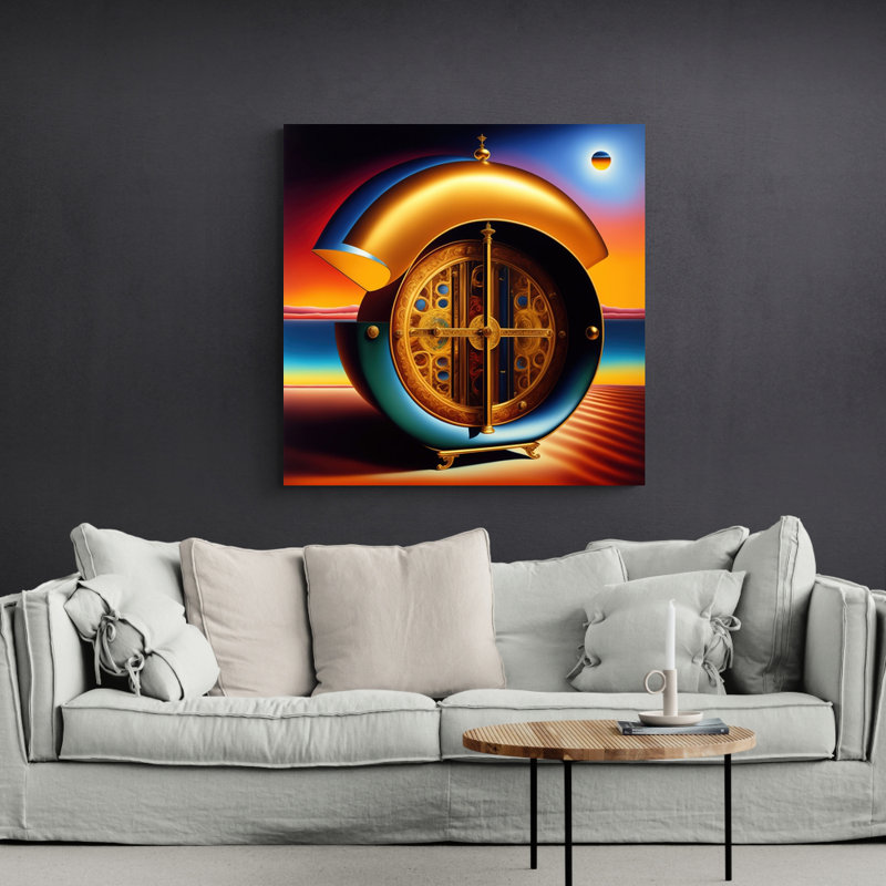 " Time Machine Dali 3 " by Stephen Chambers, 15" W x 15" H