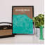 Edinburgh City Map - No Frame Print-1207474356