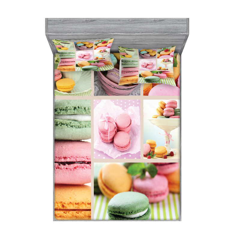 Microfiber Sheet Set, Queen Sheet Set with Fitted Sheet