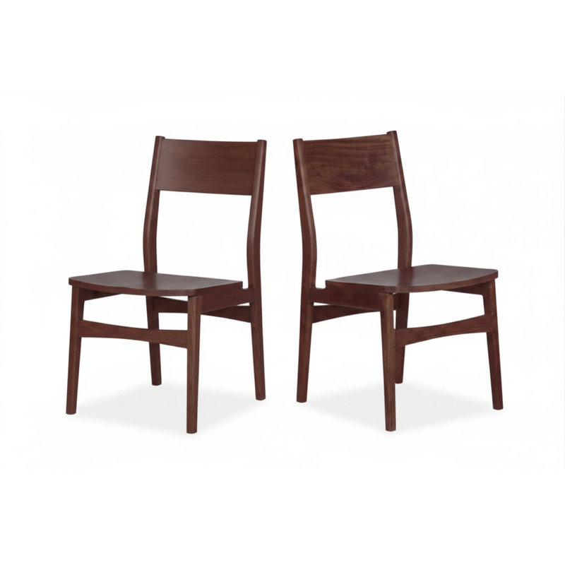 Portola 17.5'' H Acacia Solid Wood Side Chair