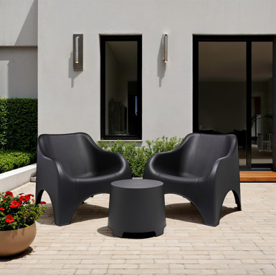 Set Cloud (2 Chairs and 1 Side Table)