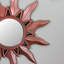 Mini-miroirs ronds mattes Mayan Sunburst 9,5 po-1348088065