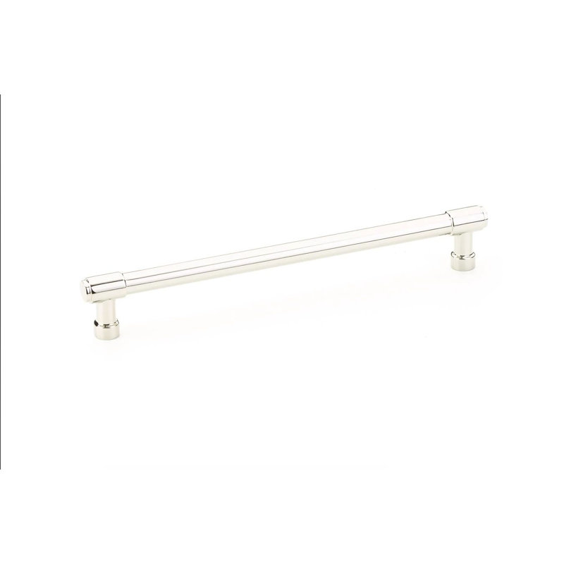Emtek Jasper Glass Shower Door Appliance Pull (GBTB), 12", Polished Nickel