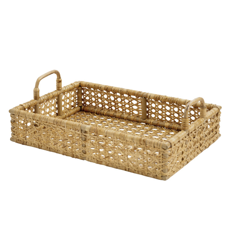 Bethany Rattan Decorative Tray