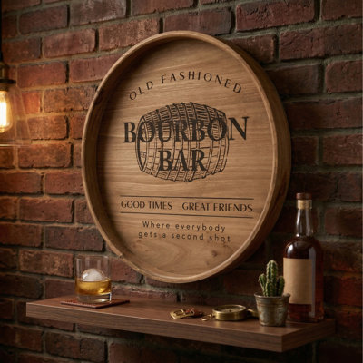 Enseigne rustique rustique Bourbon