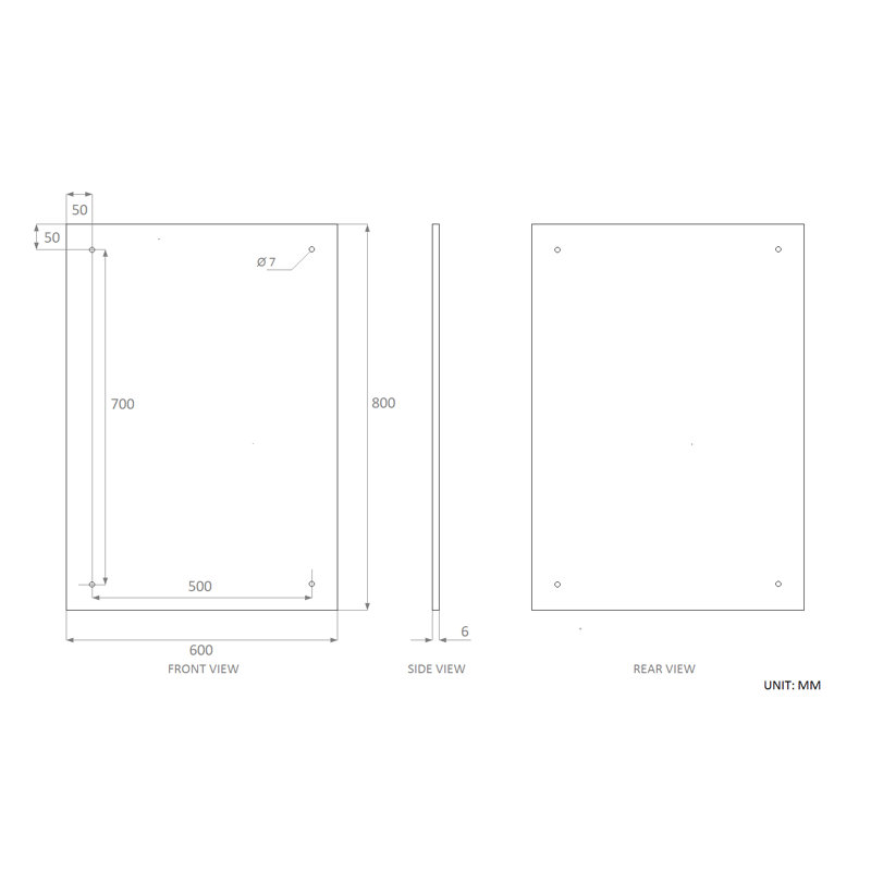 Enric 60cm W x 80cm L Glass Peel and Stick