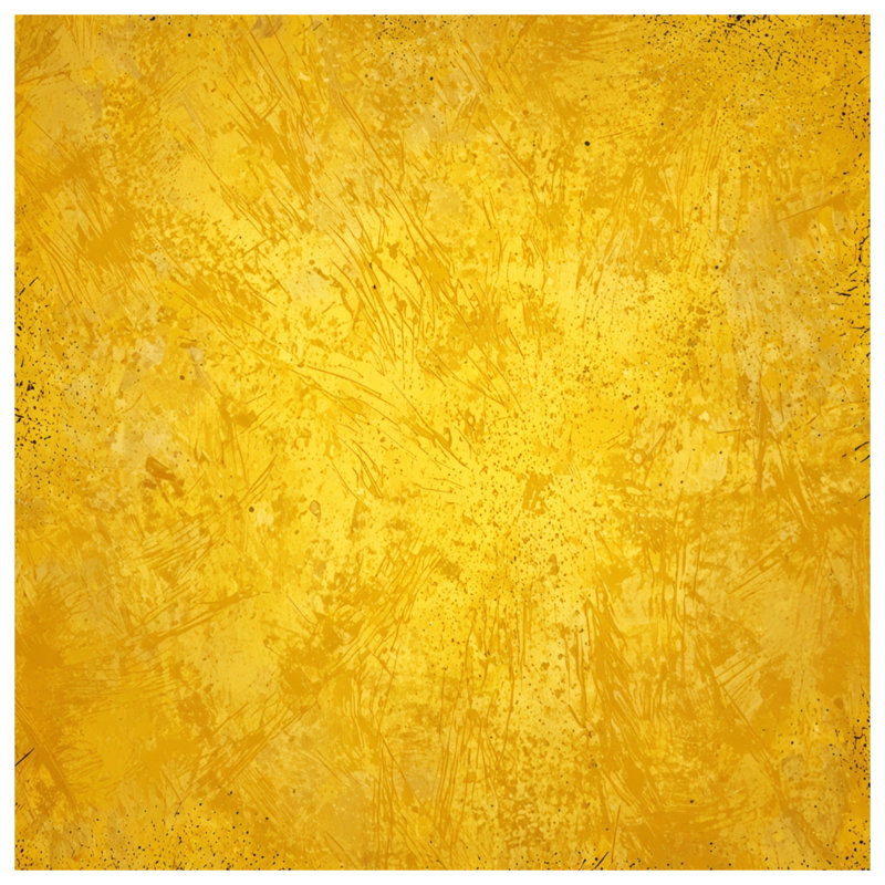 Édredon jaune à fond texturé, Simple extra long