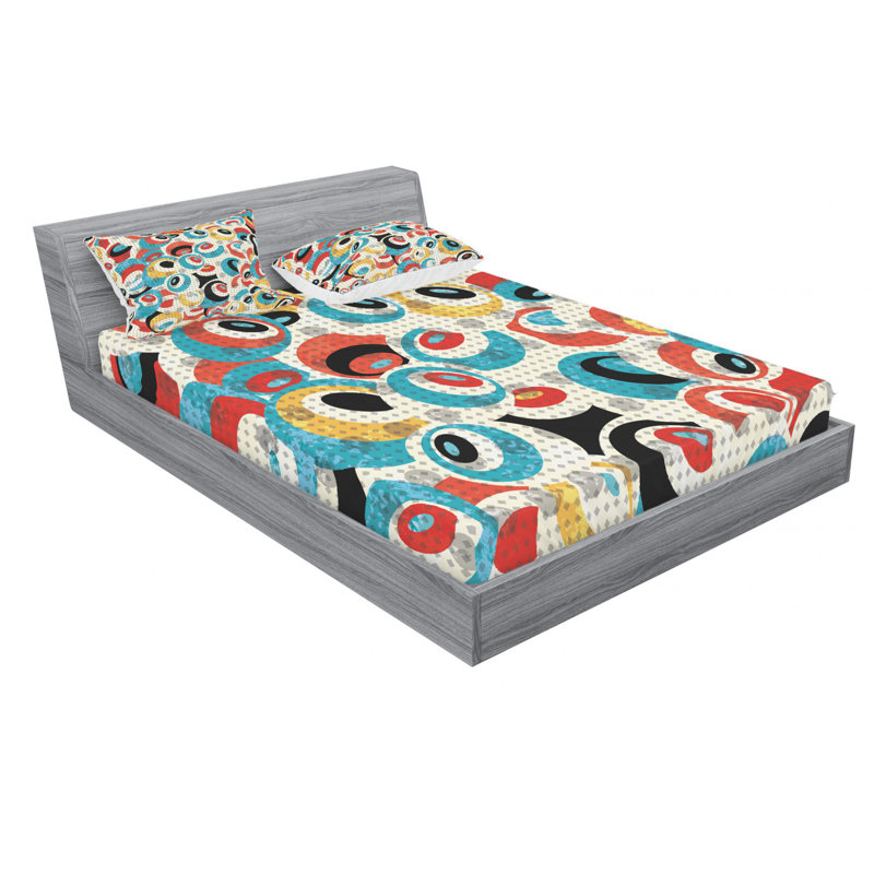 Microfiber Sheet Set, Queen Sheet Set + Fitted Sheet + 2 Pillowcases