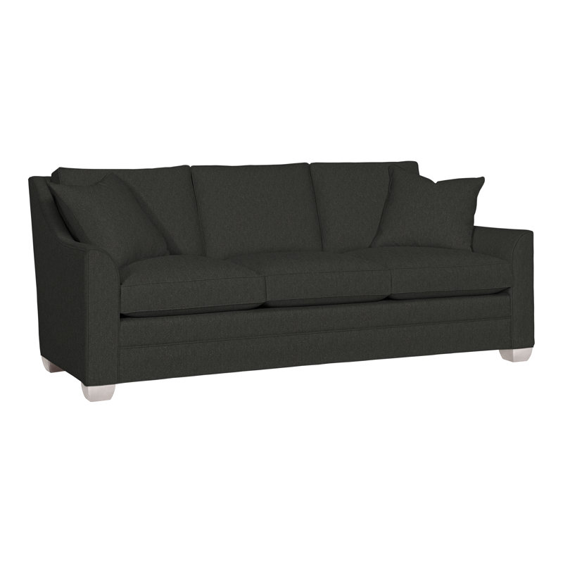Canapé-lit Nicholas, Perigold Aspen flanelle gris anthracite, Gris colombe, Non