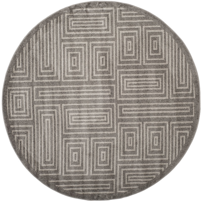 Thornbury Performance Geometric Rug, Round 7'