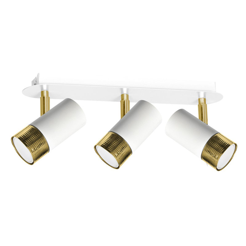 Hamlet Spotlight, White/Gold