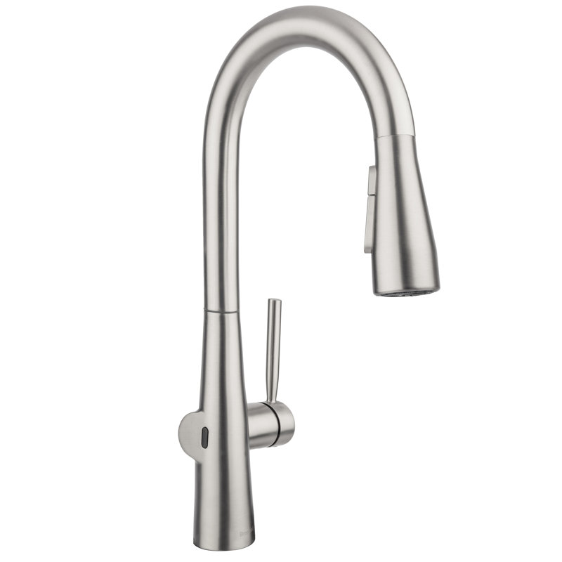 Robinet de cuisine à poignée simple Jema, Stainless Steel