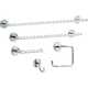 Trinsic Wall Mount Square Open Towel Ring Bath Hardware Accessory